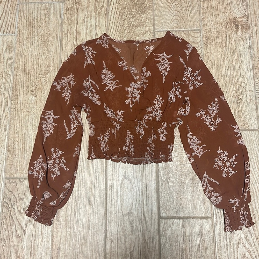 SOLD- Boho crop top